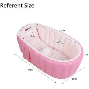 Brand New Baby pink inflatable bathtub portable